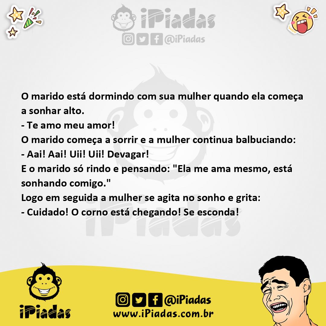 Ilustração da piada Sonhando Alto no iPiadas