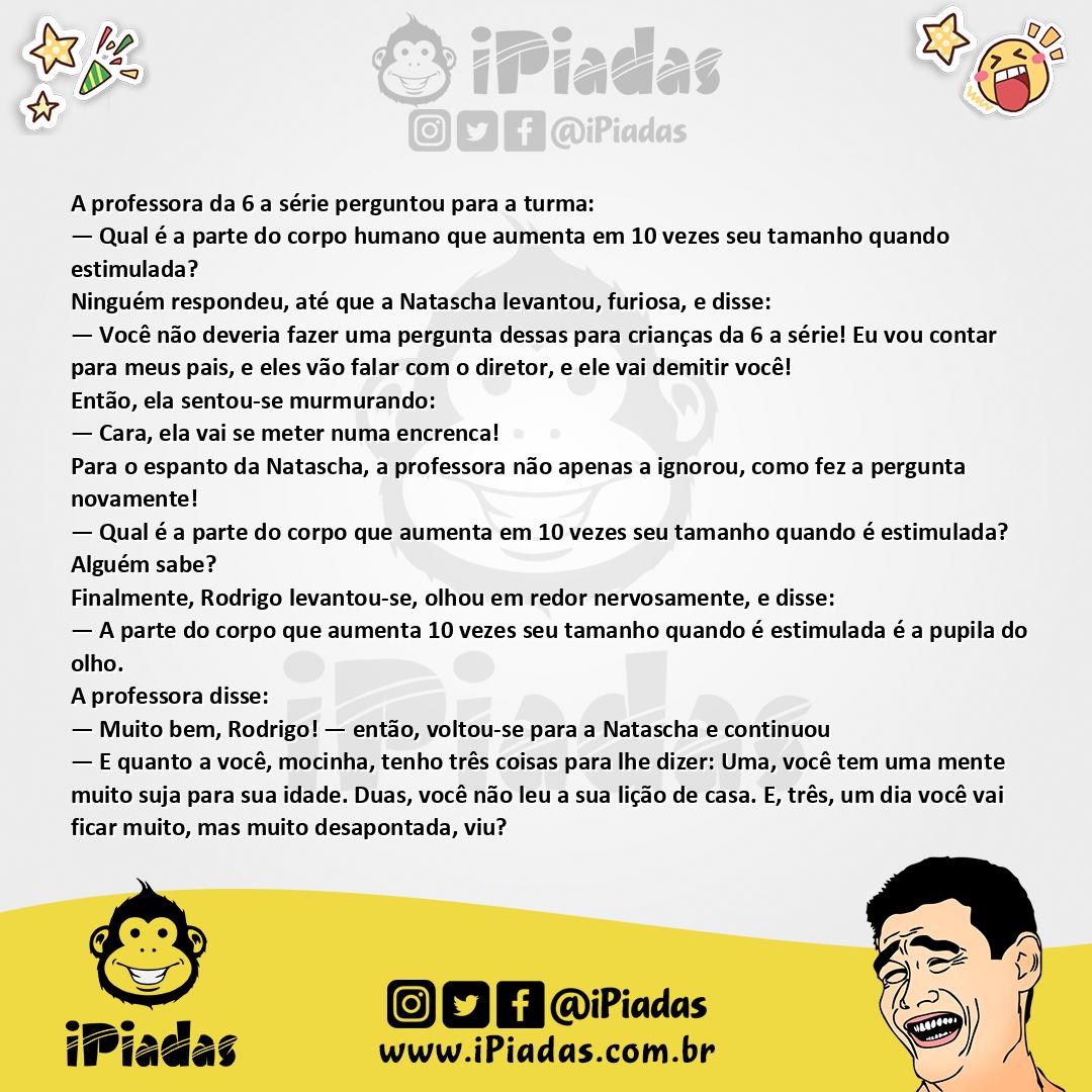 Ilustração da piada Aumenta o Tamanho no iPiadas