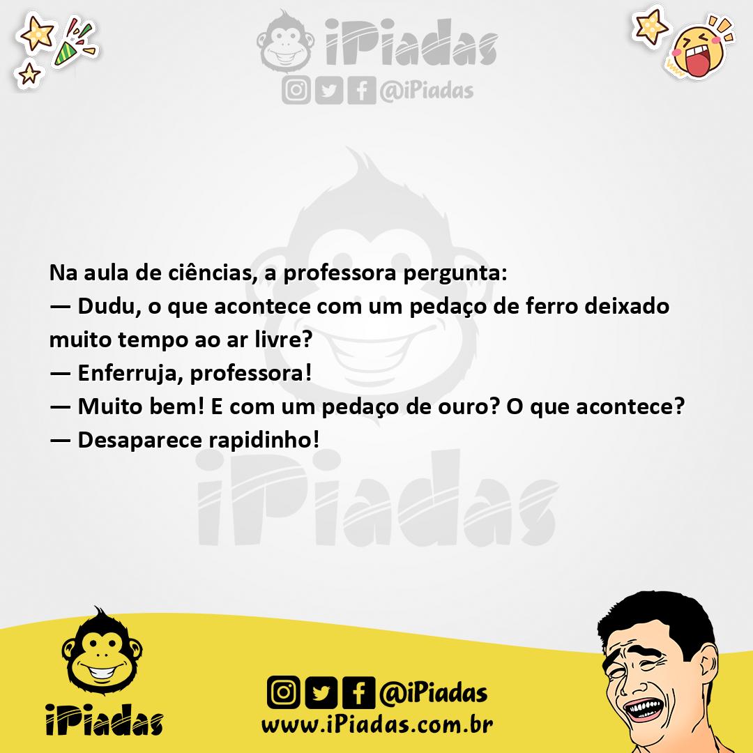 Ilustração da piada Deixado ao Ar Livre no iPiadas