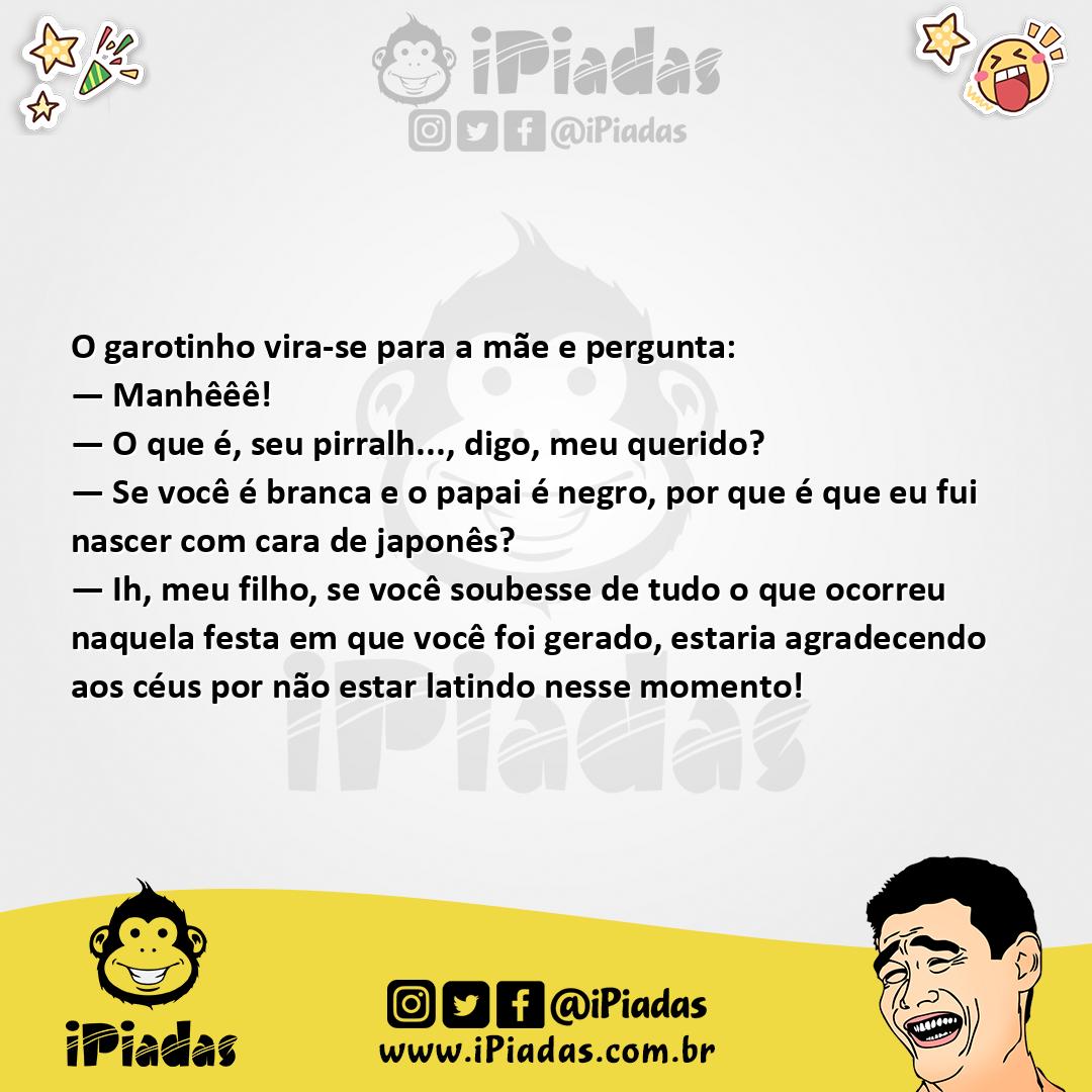 Ilustração da piada Dúvida do Filho no iPiadas