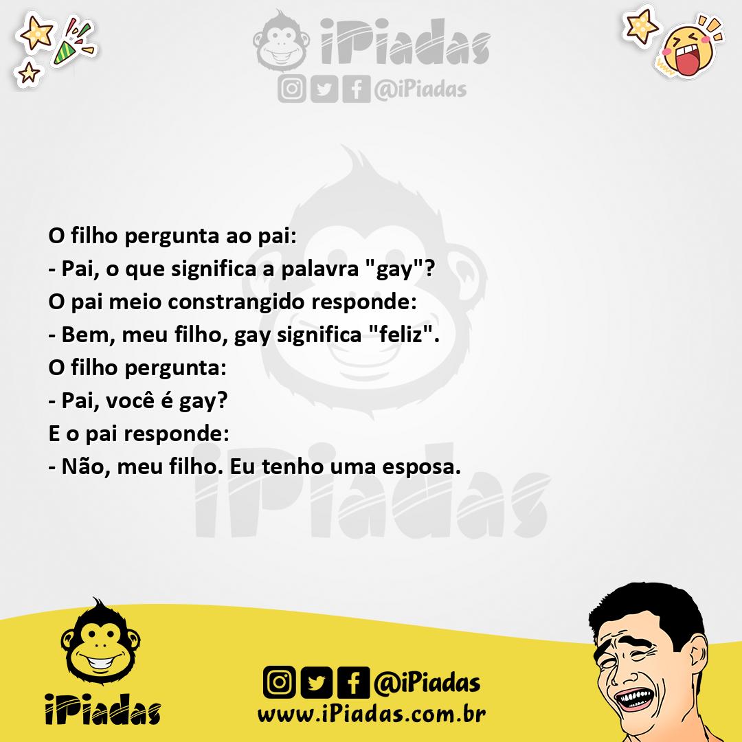 Ilustração da piada Pergunta do Filho no iPiadas