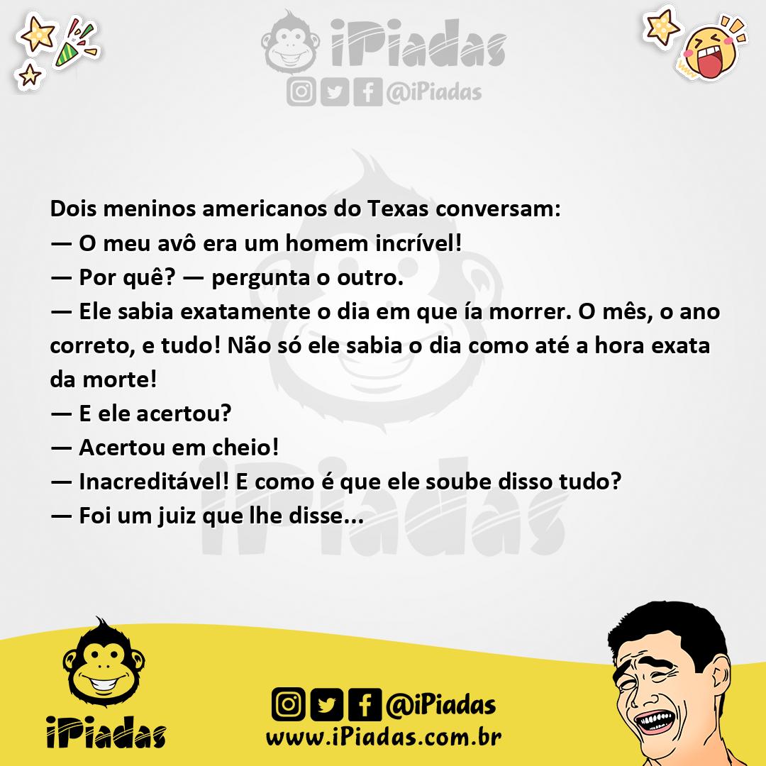 Ilustração da piada Prevendo a Morte no iPiadas