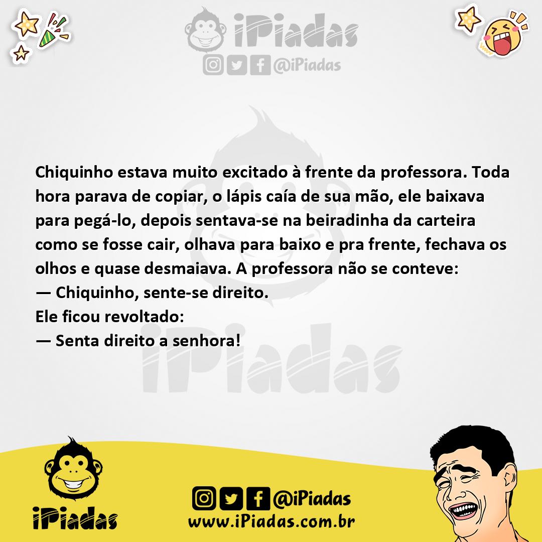 Ilustração da piada Queda do Lápis no iPiadas