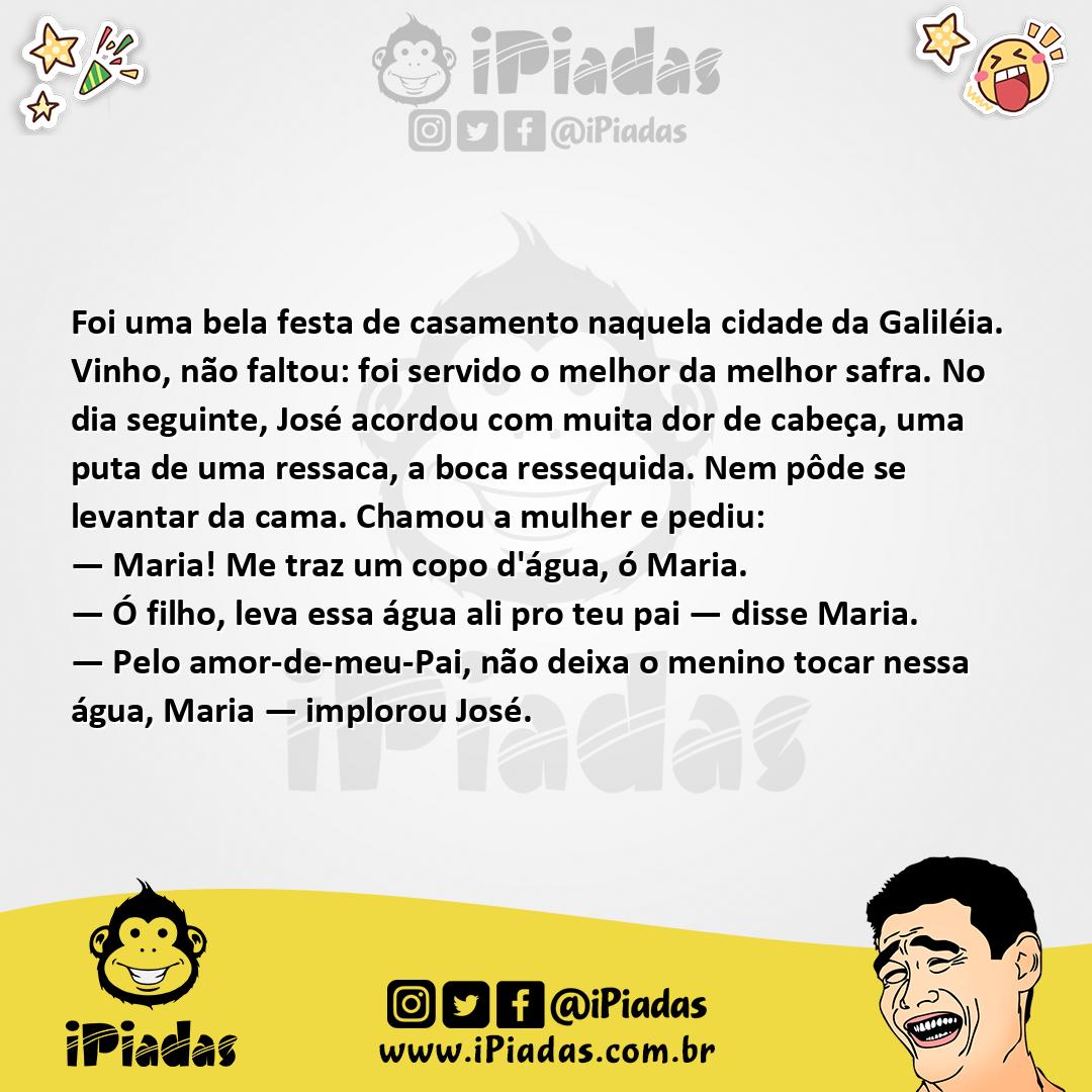 Ilustração da piada Ressaca de Manhã no iPiadas