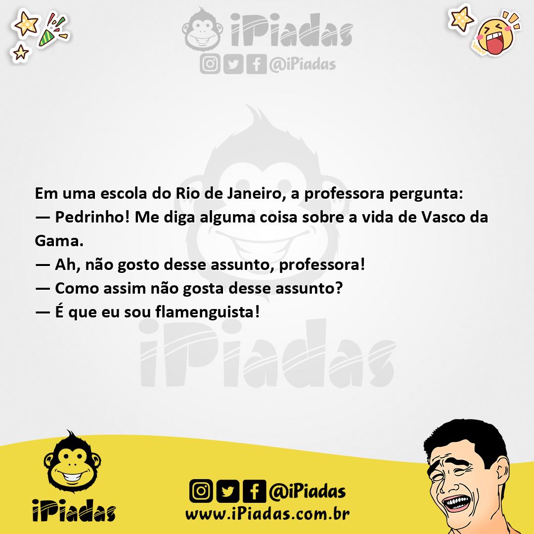 Ilustração da piada Vasco da Gama no iPiadas