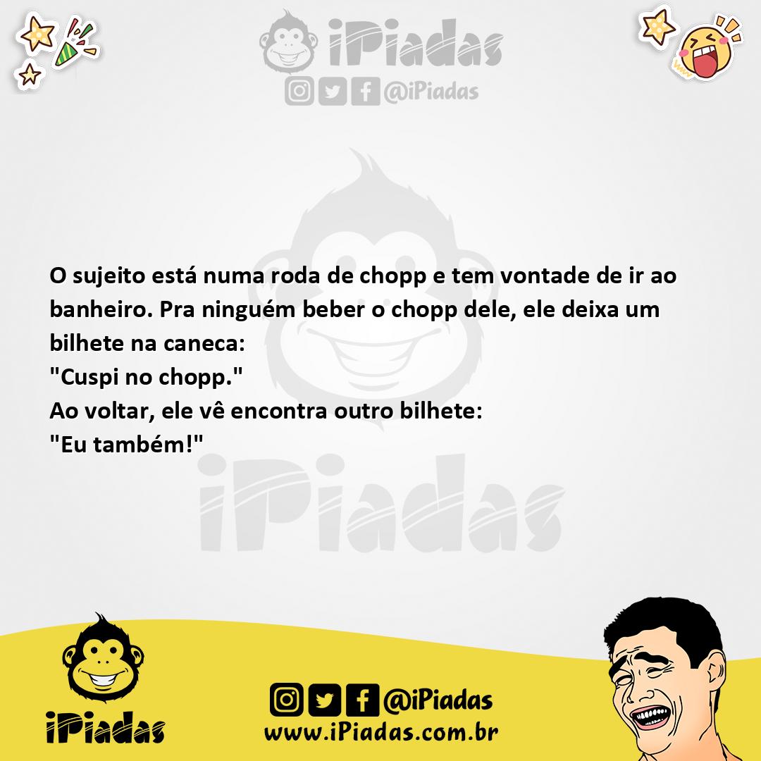 Ilustração da piada Bilhete na Caneca no iPiadas