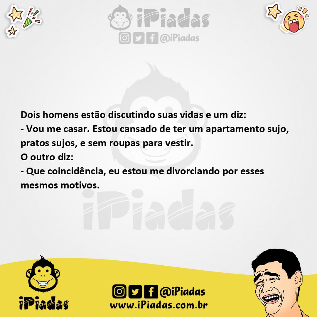 Ilustração da piada Cansado Dessa Vida no iPiadas