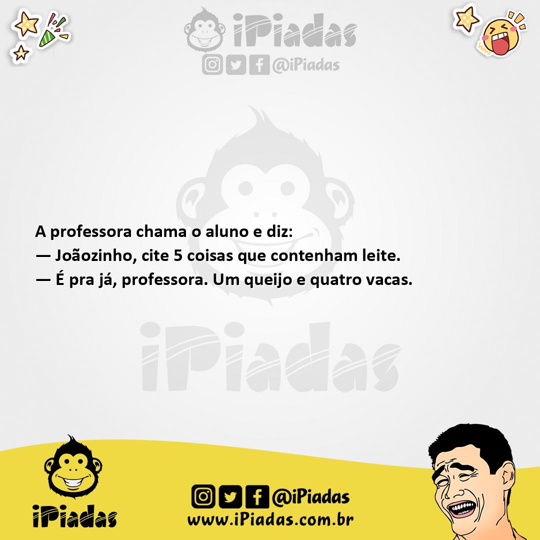 Ilustração da piada Contenha Leite no iPiadas