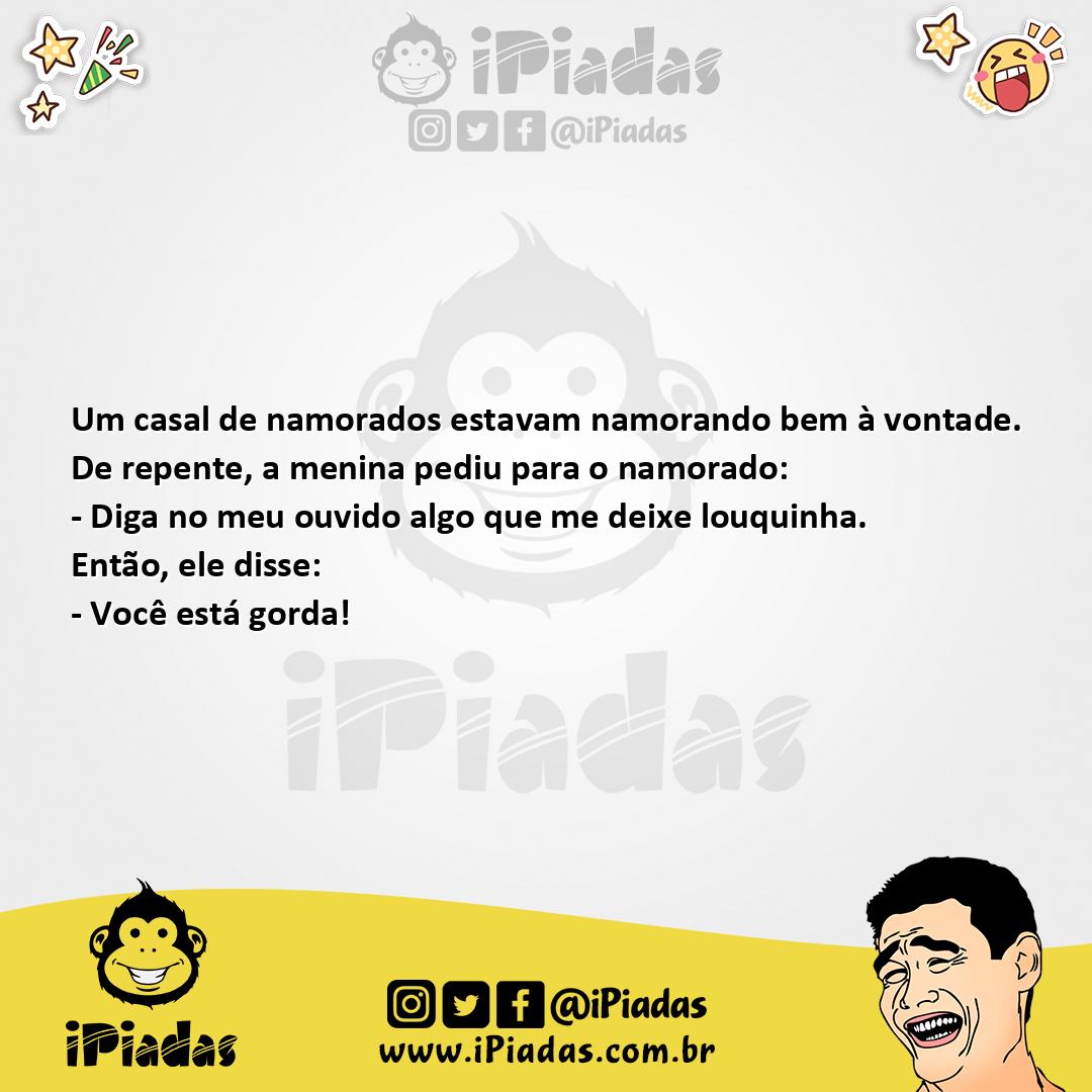 Ilustração da piada Deixando Louca no iPiadas