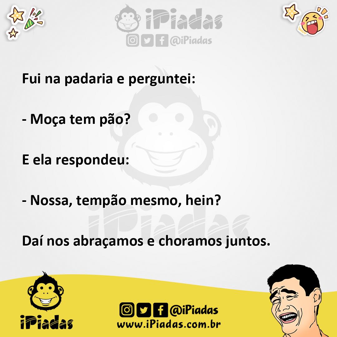 Ilustração da piada Diálogo na Padaria no iPiadas