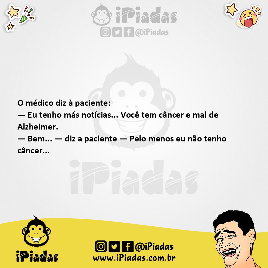 Ilustração da piada Duas Doenças no iPiadas
