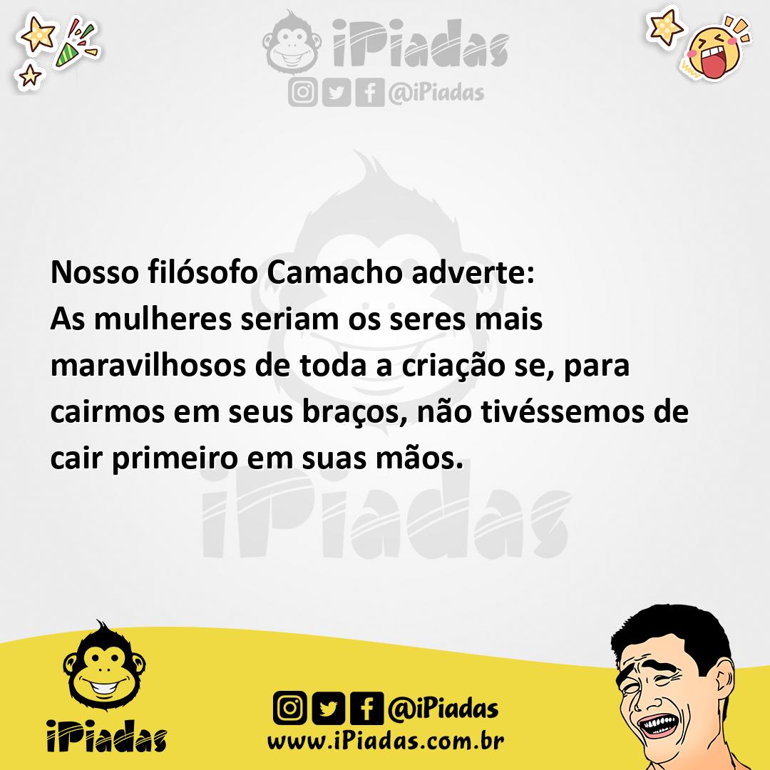 Ilustração da piada Filósofo Adverte no iPiadas