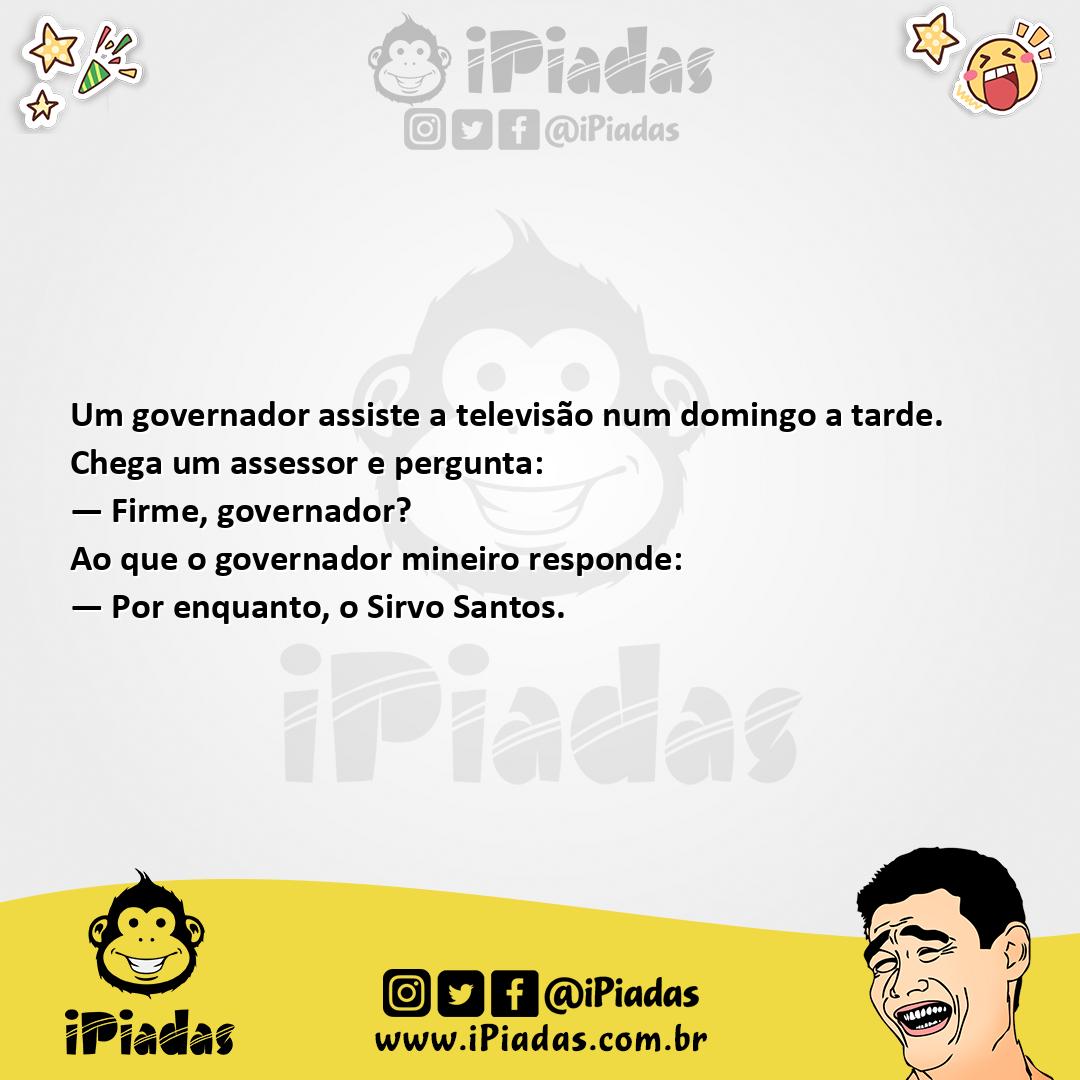 Ilustração da piada Firme no iPiadas