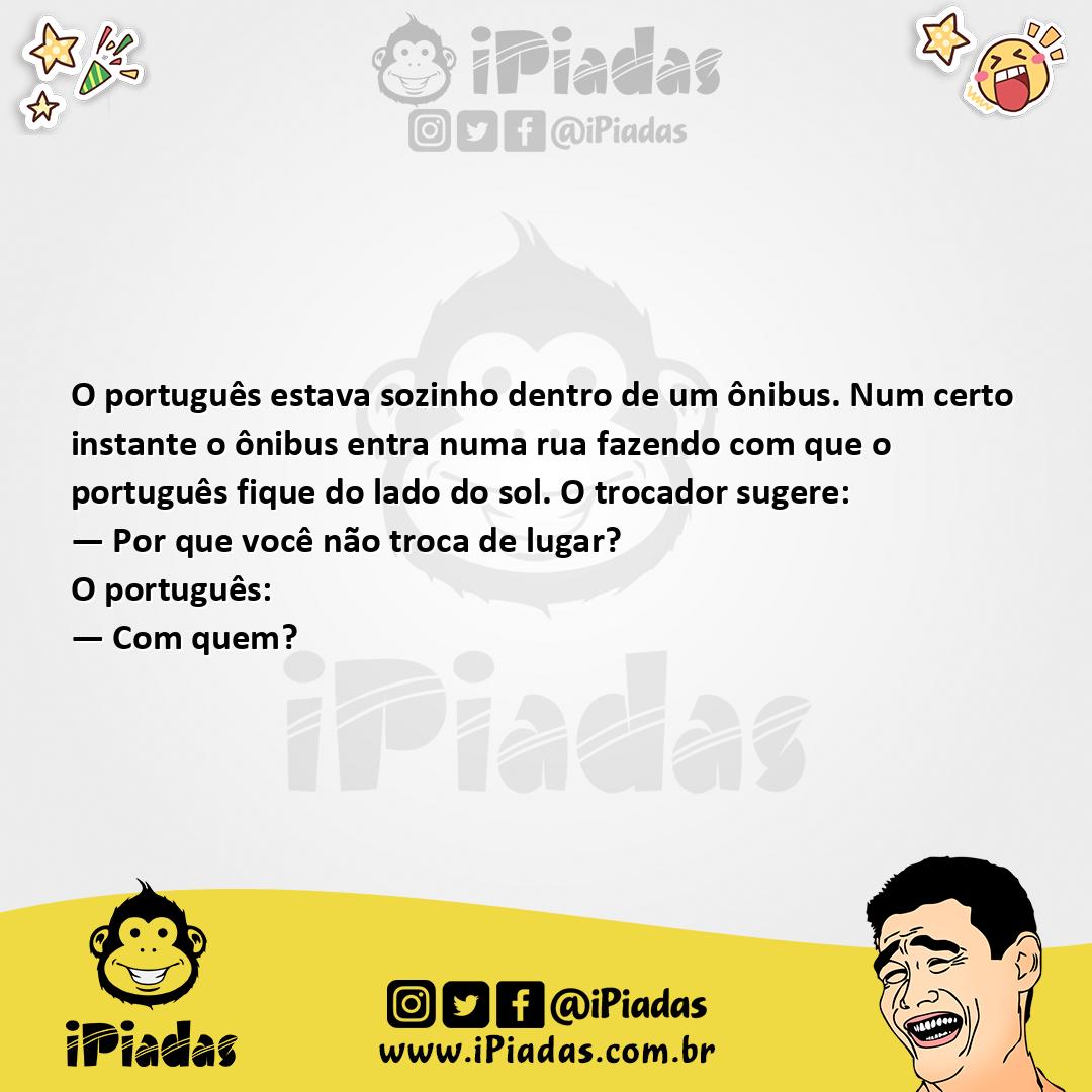 Ilustração da piada Lado do Sol no iPiadas