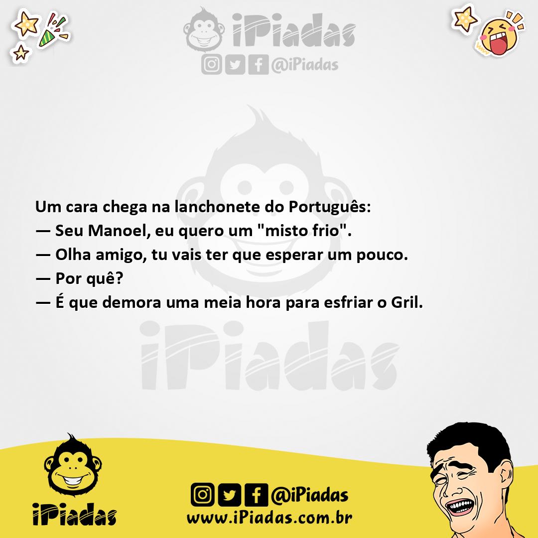 Ilustração da piada Misto Frio no iPiadas