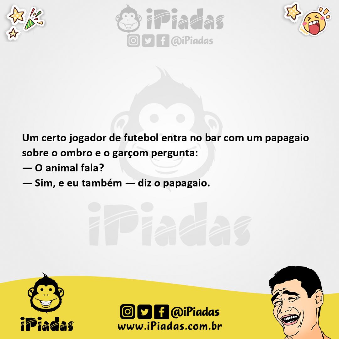 Ilustração da piada Papagaio no Ombro no iPiadas
