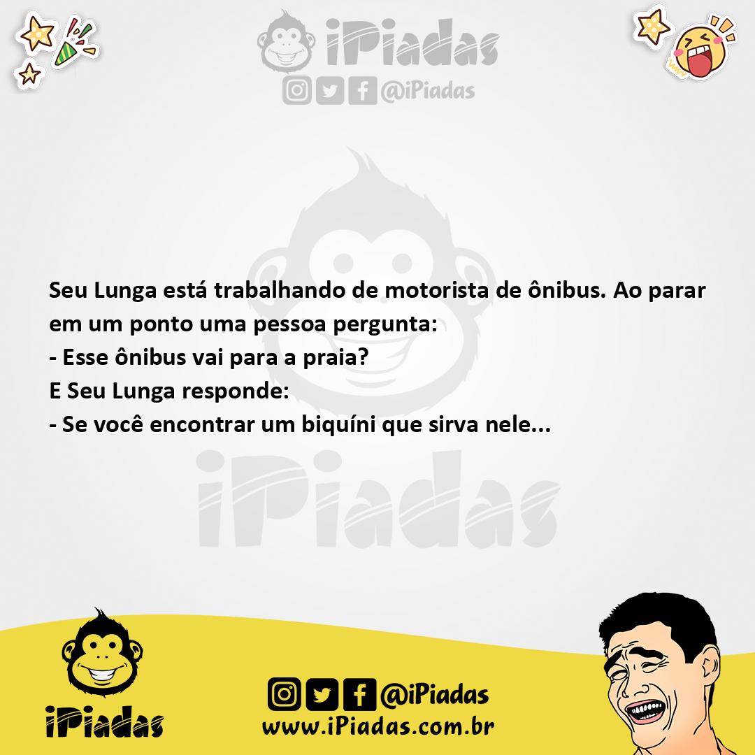 Ilustração da piada Pergunta ao Motorista no iPiadas