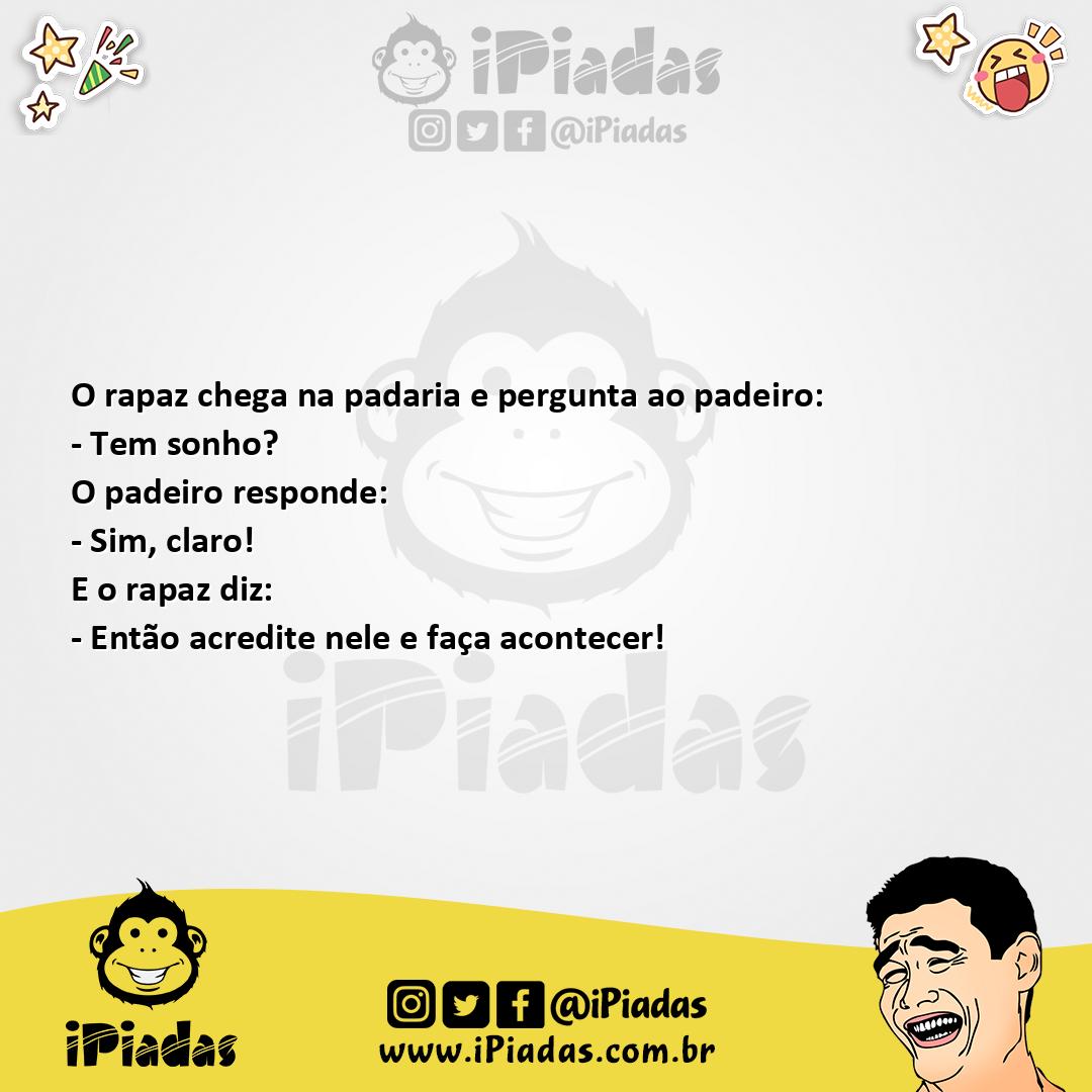 Ilustração da piada Pergunta na Padaria no iPiadas
