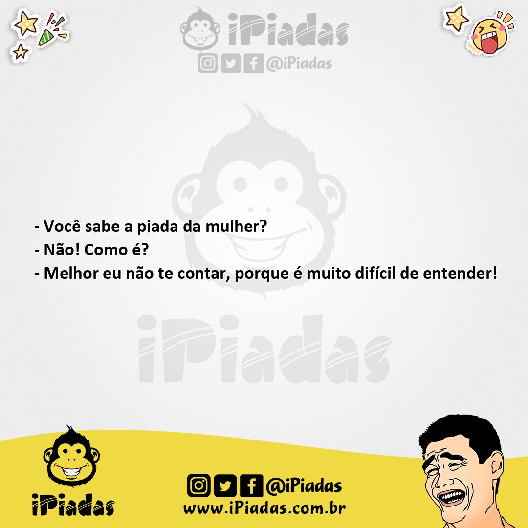 Ilustração da piada Piada da Mulher no iPiadas