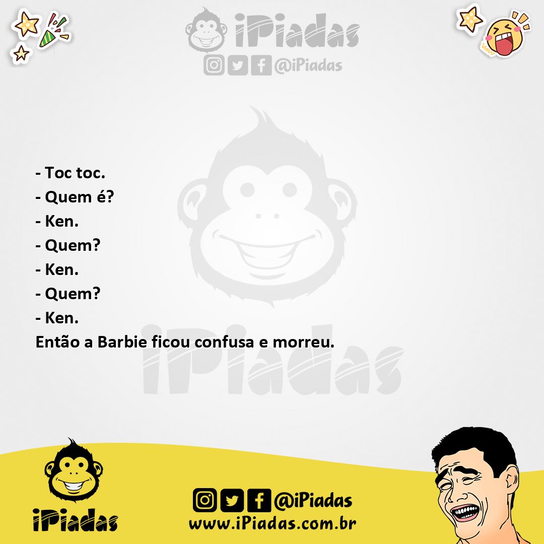 Ilustração da piada Quem É? no iPiadas