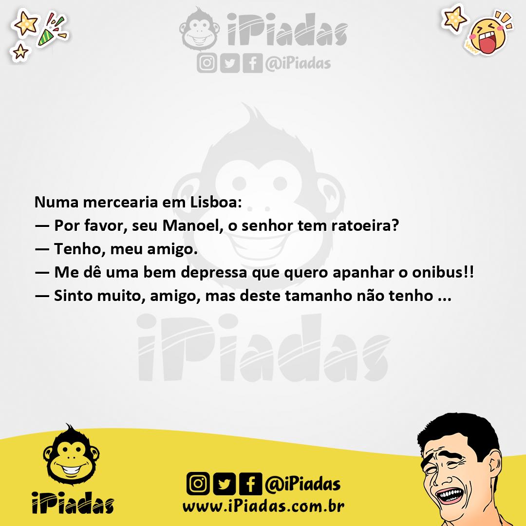 Ilustração da piada Ratoeira Gigante no iPiadas