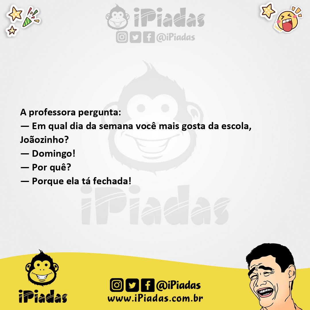 Ilustração da piada Resposta Sincera no iPiadas