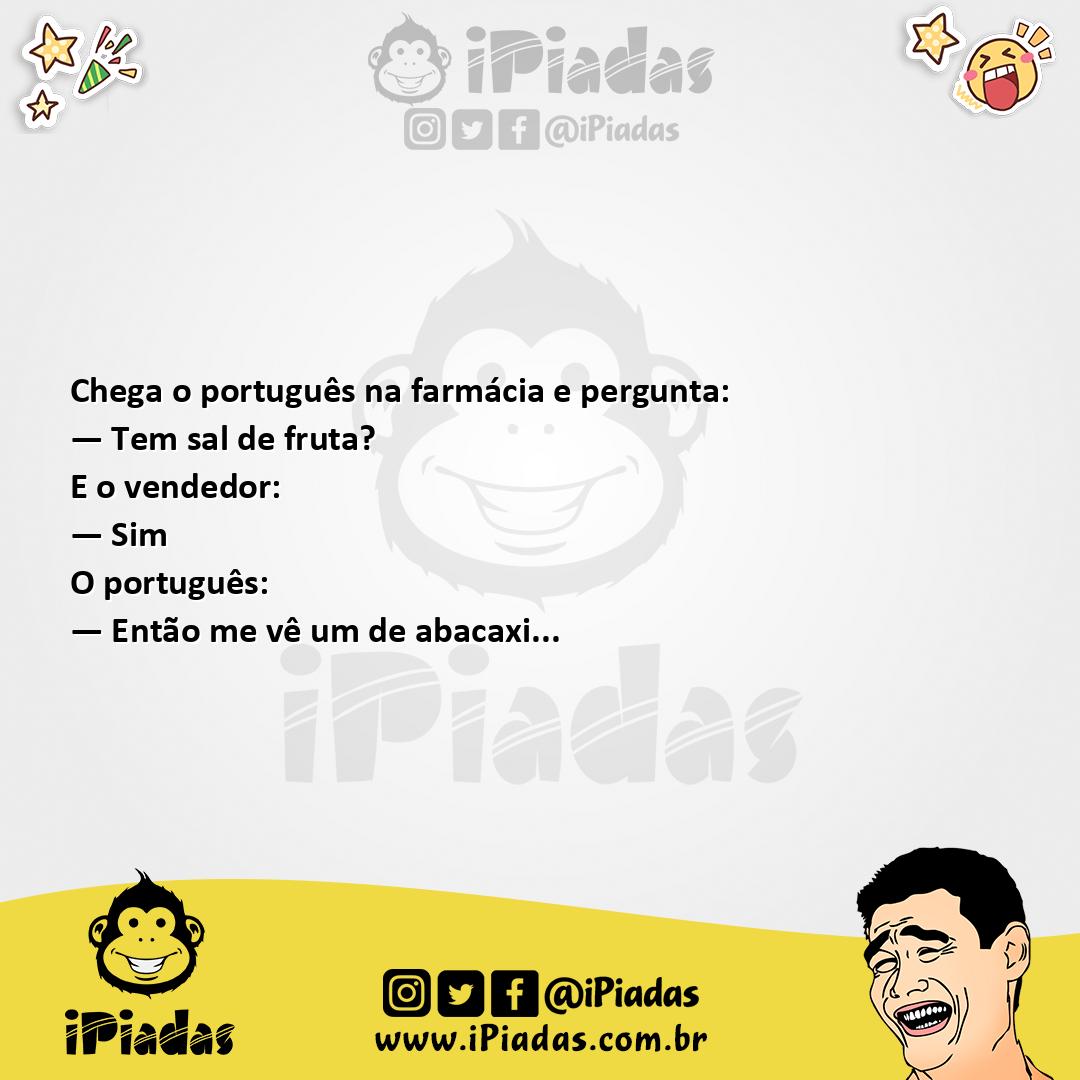 Ilustração da piada Sal de Fruta no iPiadas