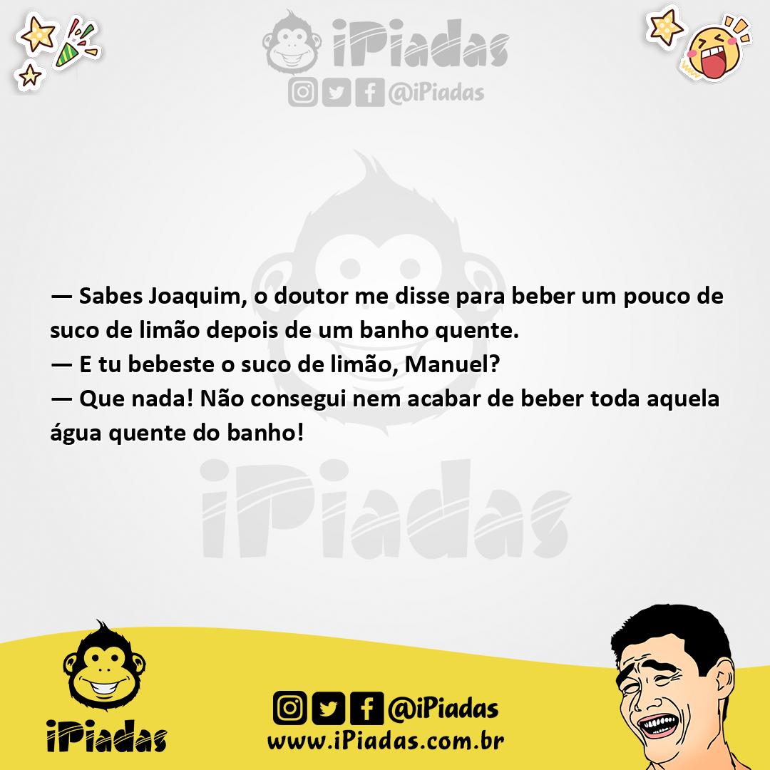 Ilustração da piada Suco de Limão no iPiadas