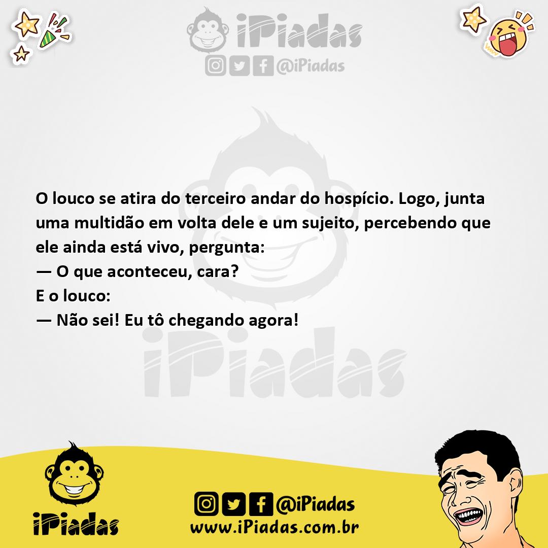 Ilustração da piada Terceiro Andar no iPiadas