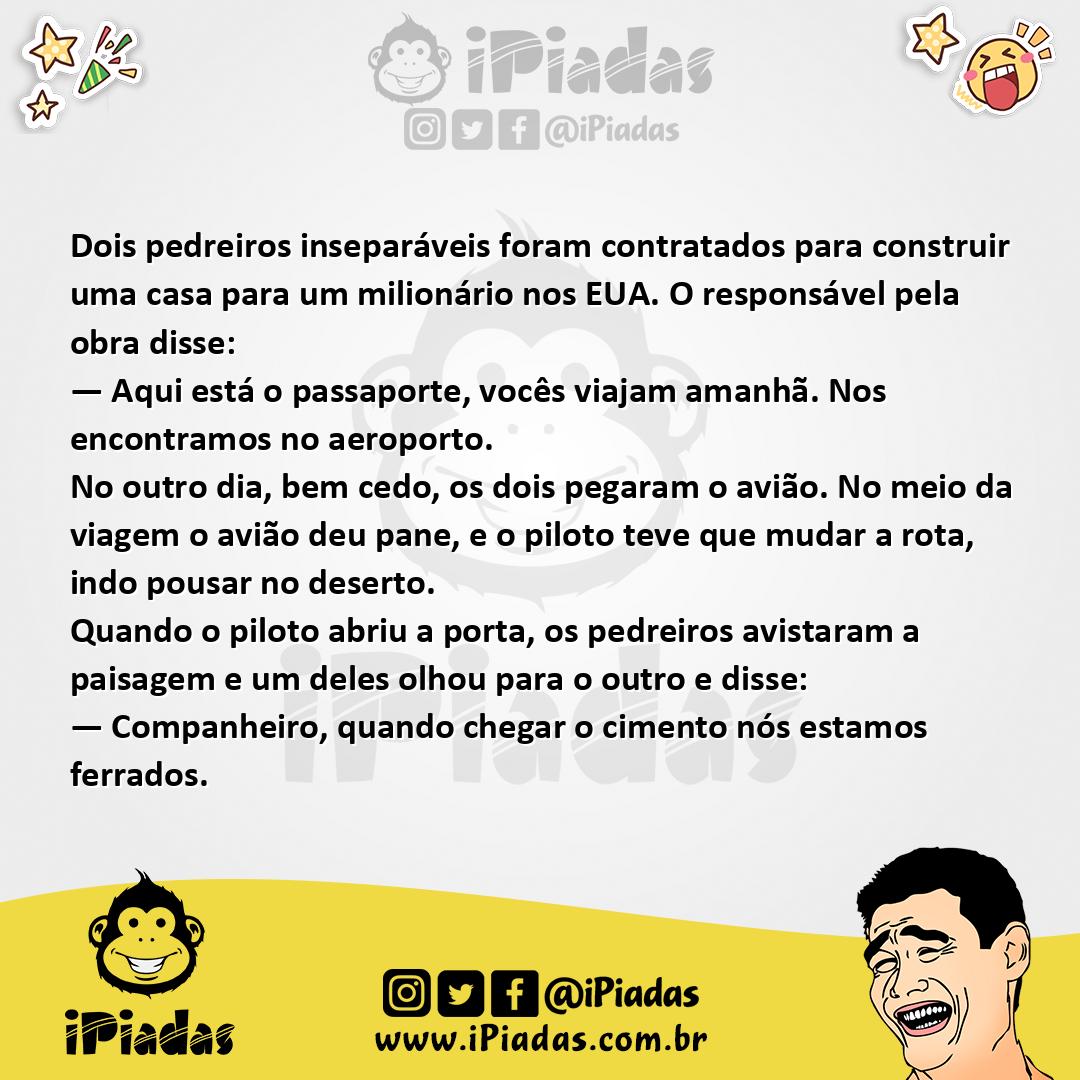 Ilustração da piada Casa Para Um Milionário no iPiadas