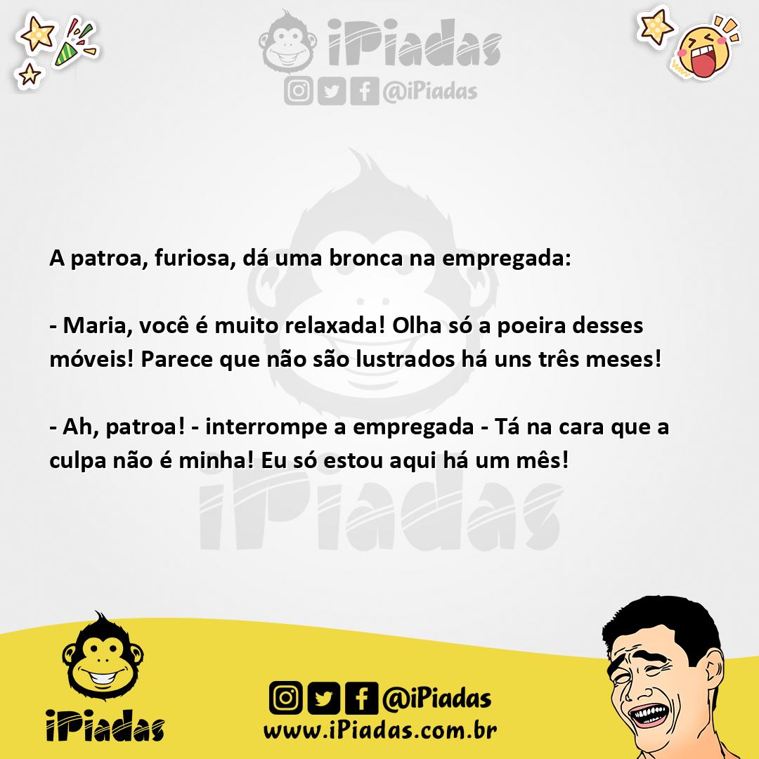 Ilustração da piada Desempenho no trabalho no iPiadas
