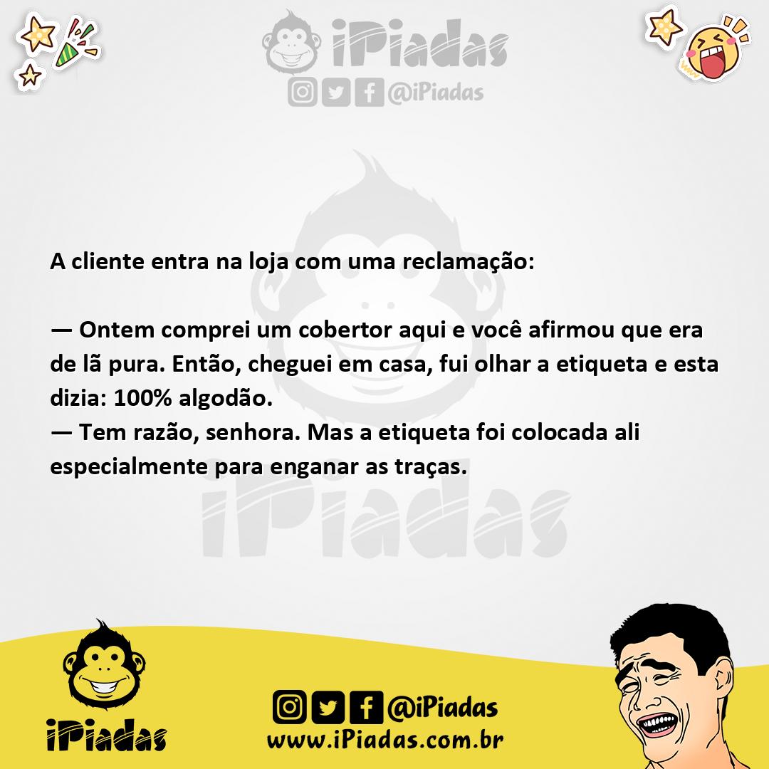 Ilustração da piada Papo de Vendedor no iPiadas