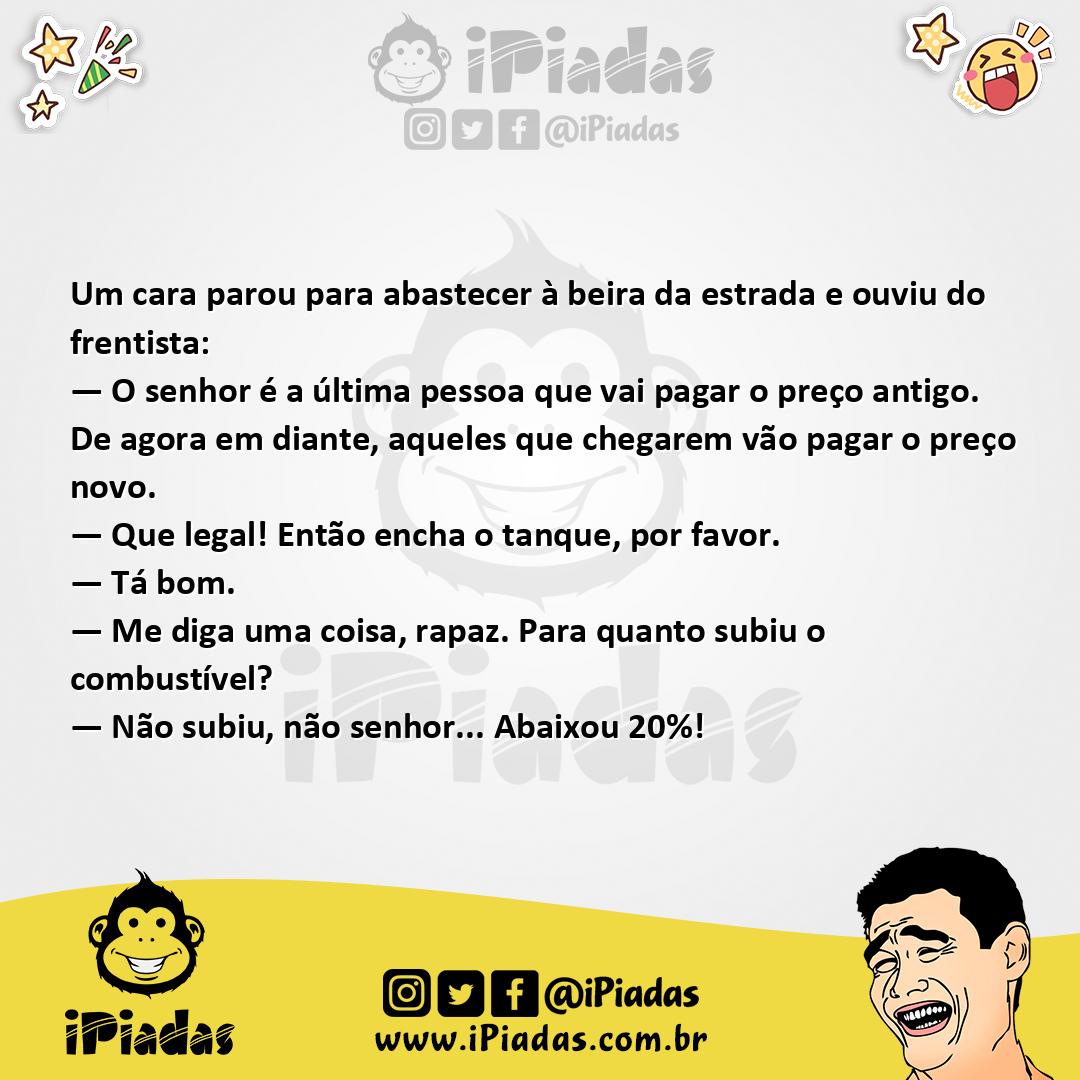 Ilustração da piada Preço Antigo no iPiadas
