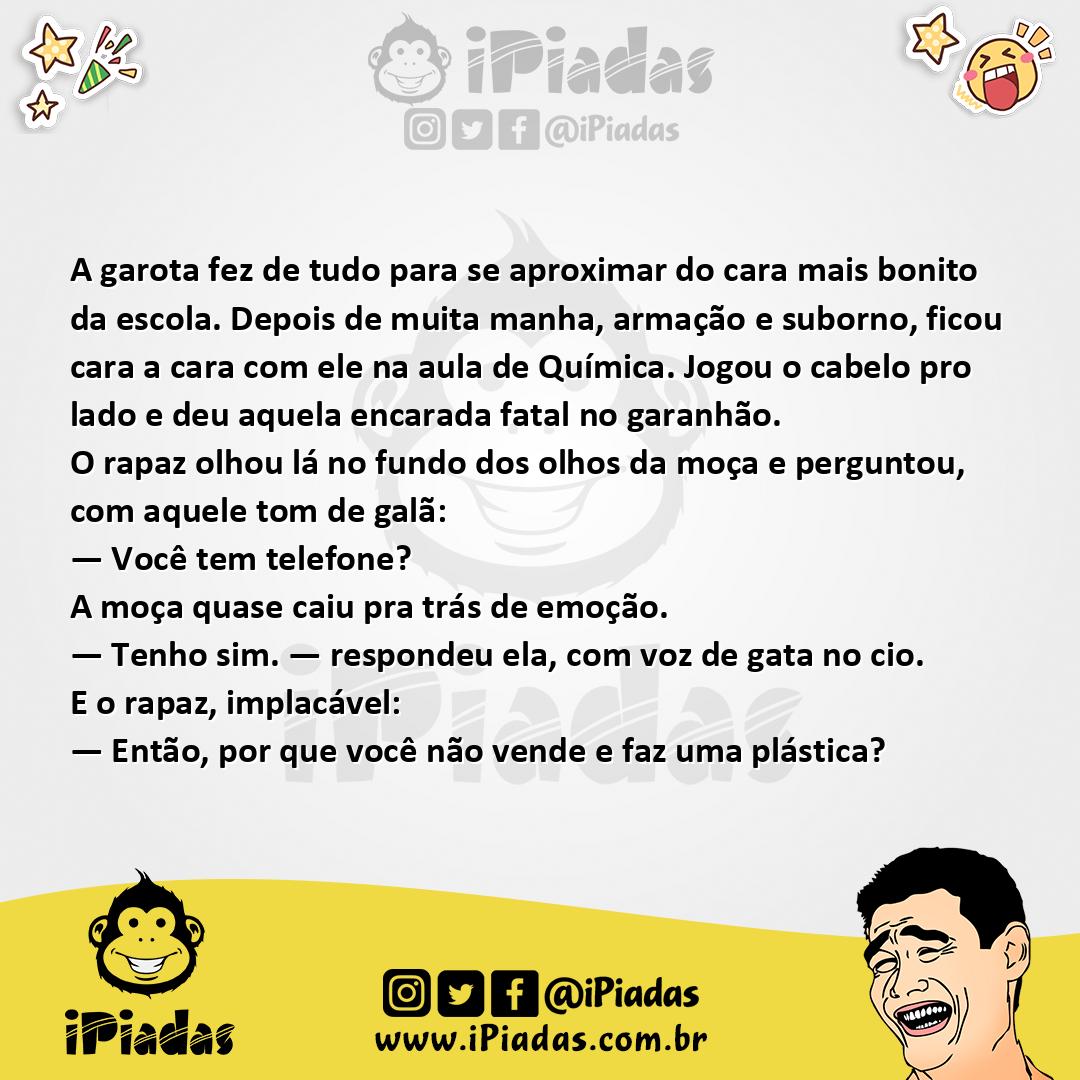 Ilustração da piada Cantando o Garoto no iPiadas