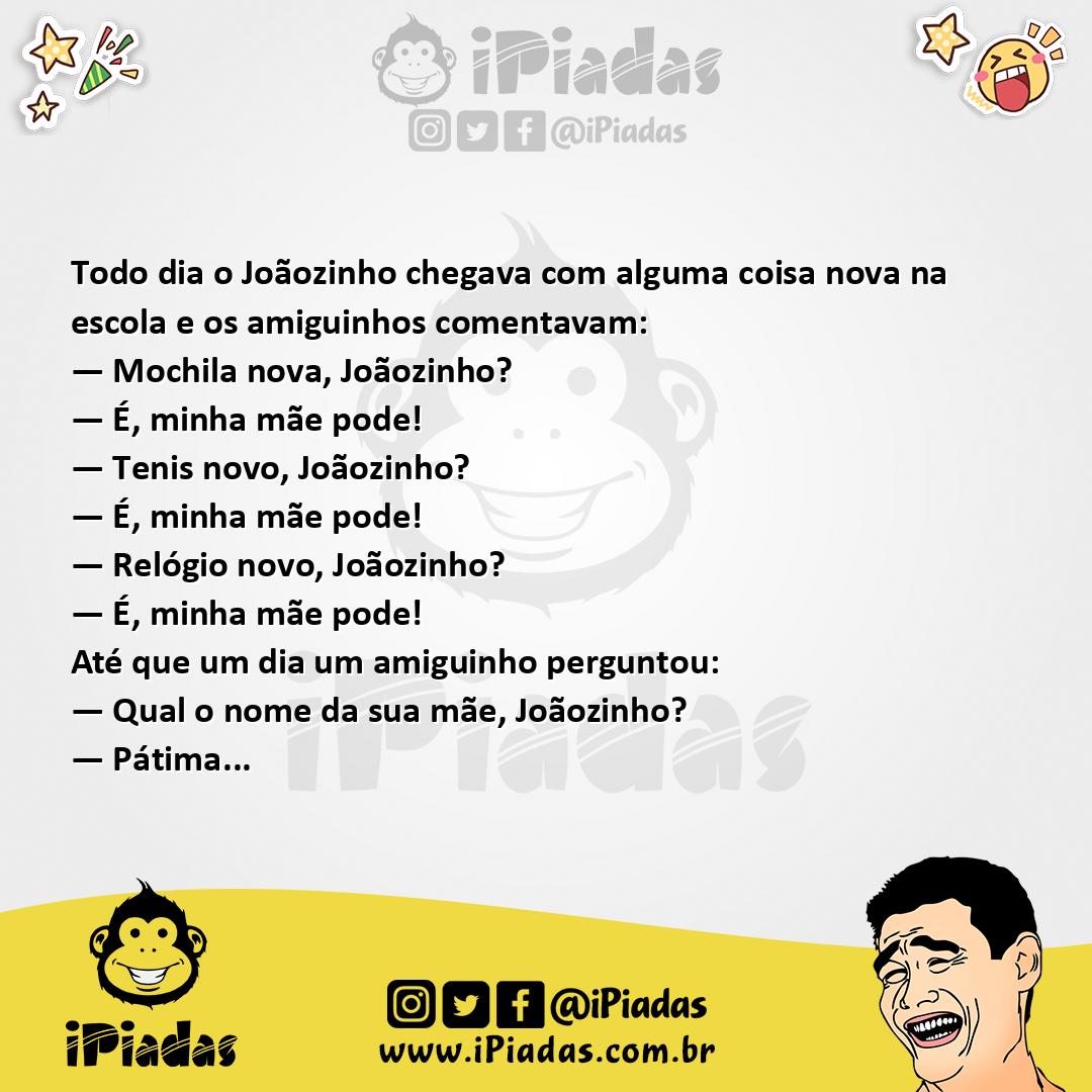 Ilustração da piada Minha Mãe Pode no iPiadas