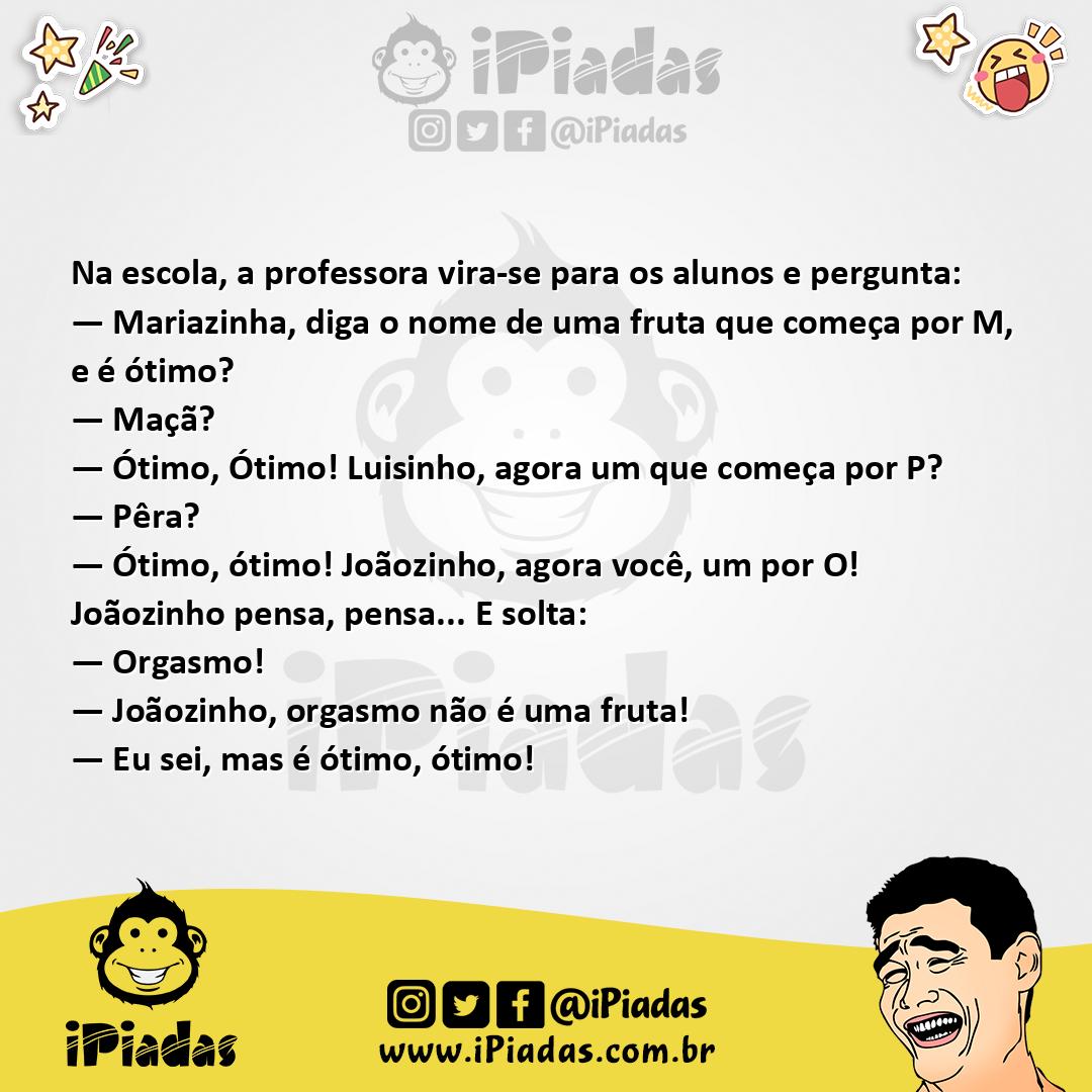 Ilustração da piada Nome de Fruta no iPiadas
