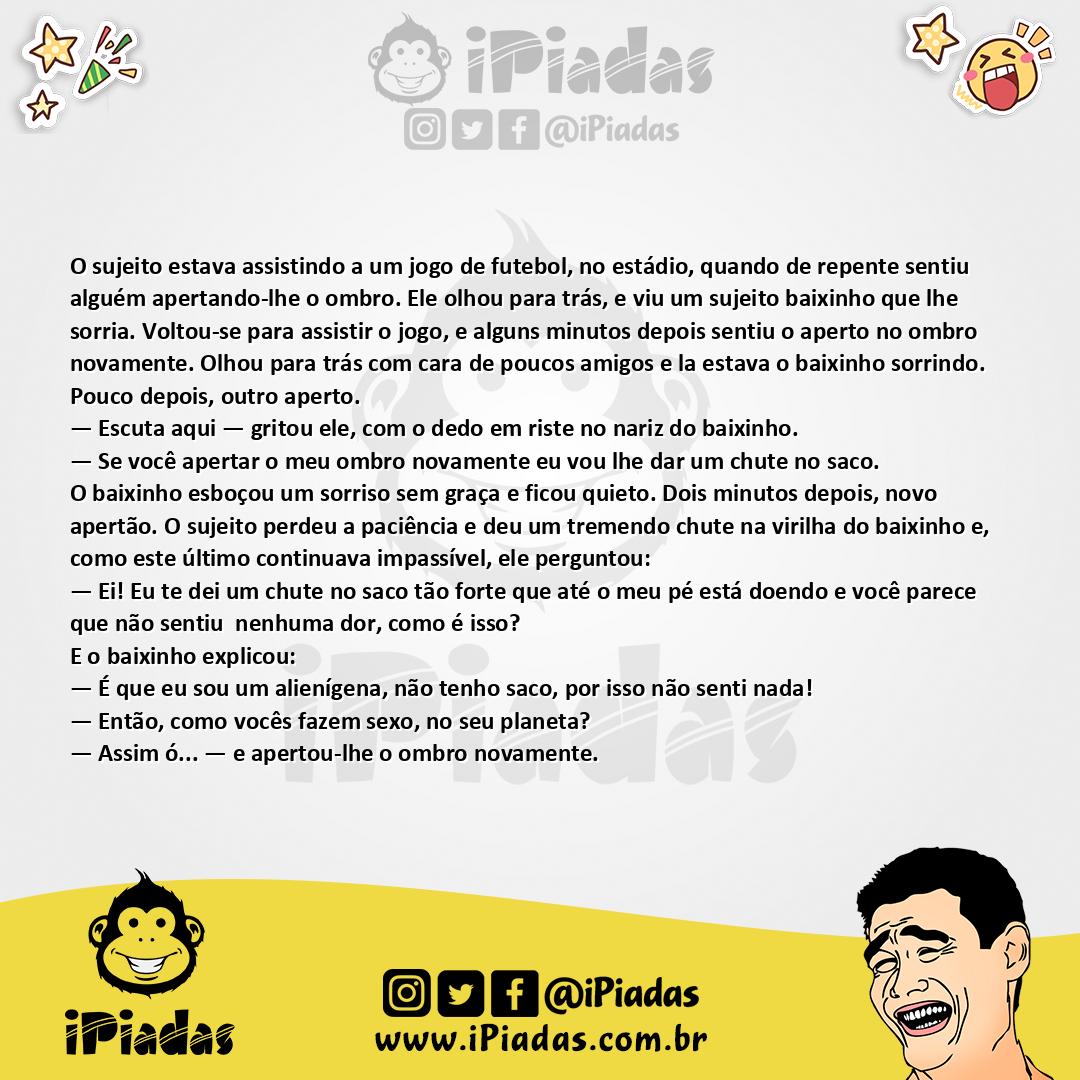Ilustração da piada Aperto no Ombro no iPiadas