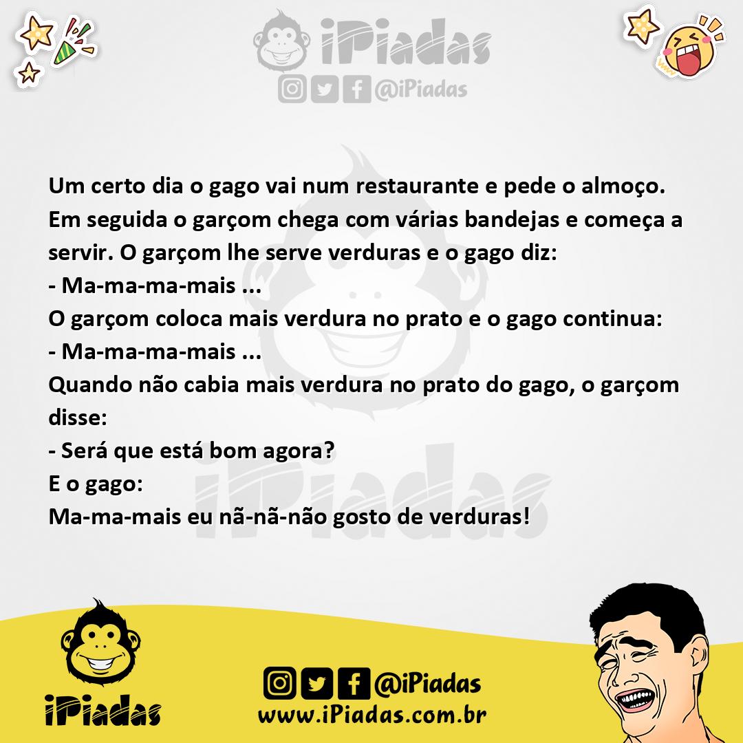 Ilustração da piada Verduras no iPiadas