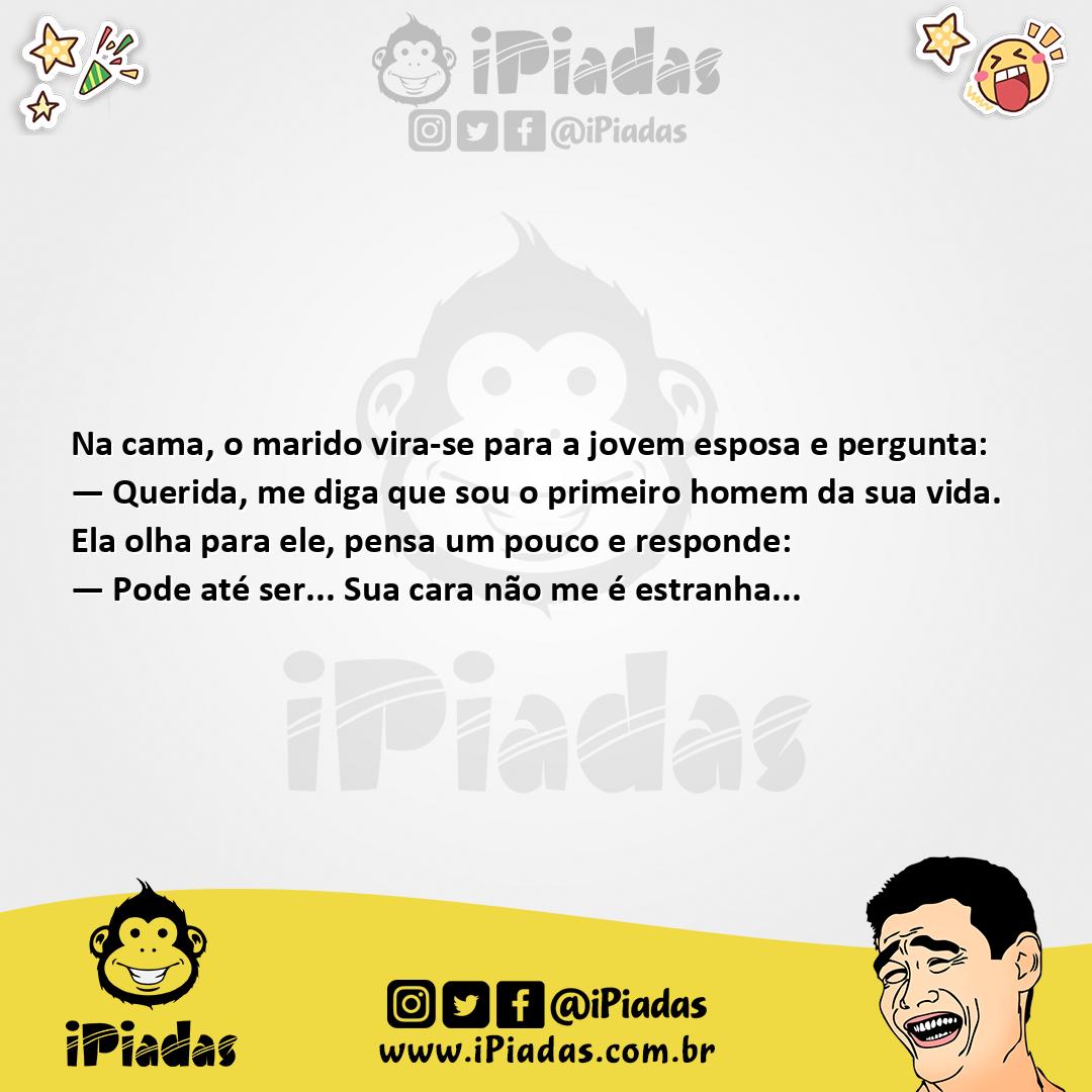 Ilustração da piada O Primeiro Homem de sua Vida no iPiadas