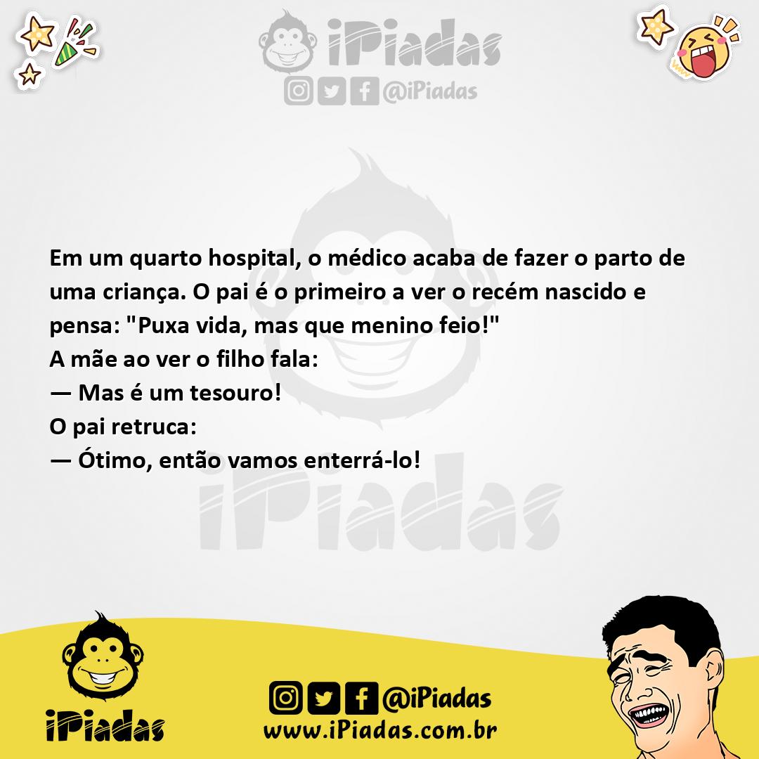 Ilustração da piada É Um Tesouro no iPiadas