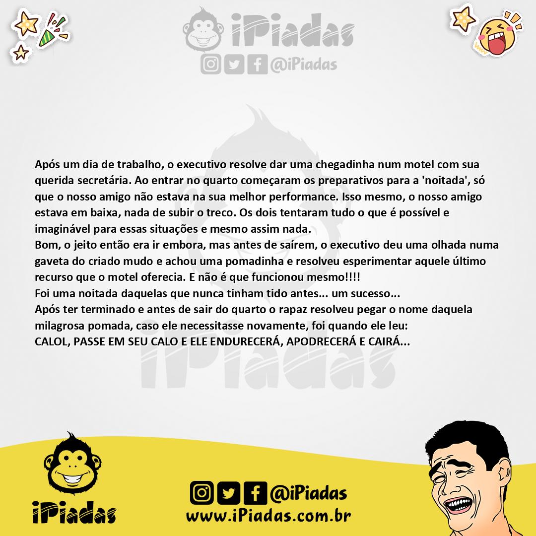 Ilustração da piada Executivo para baixo no iPiadas