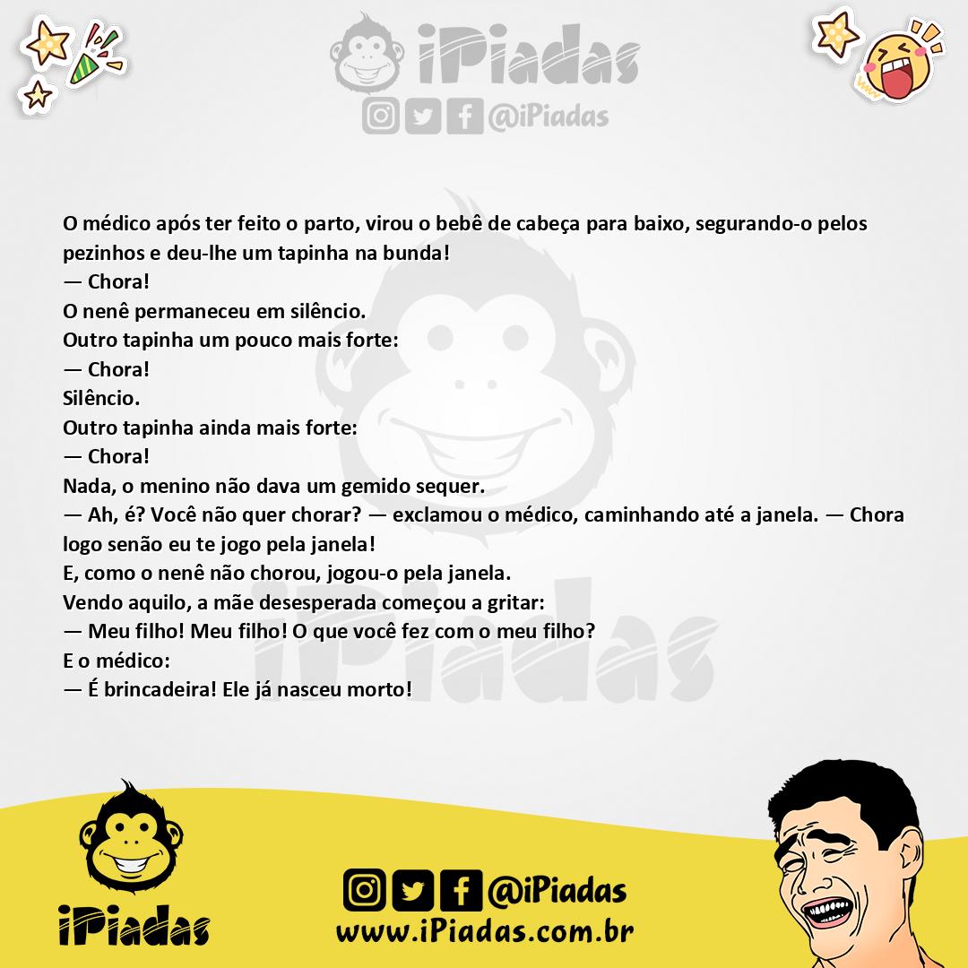 Ilustração da piada O Choro do Bebê no iPiadas