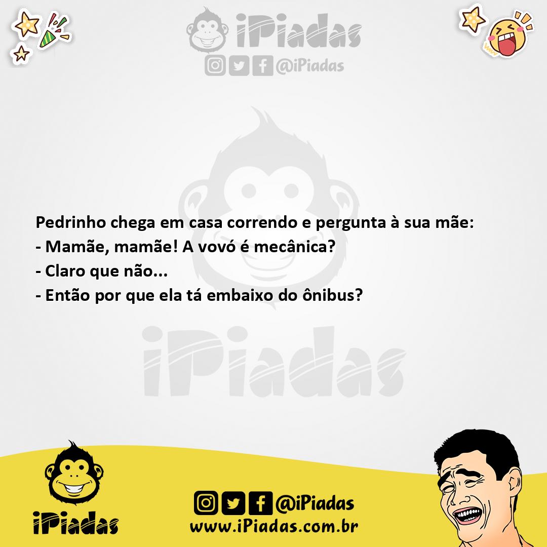 Ilustração da piada Pergunta infantil no iPiadas