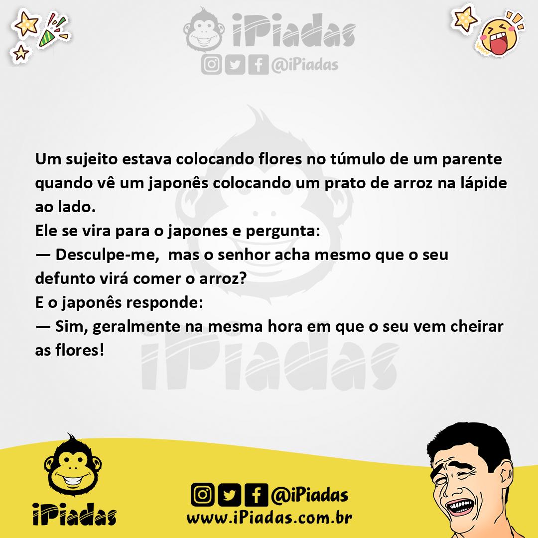Ilustração da piada Agradando os Defuntos no iPiadas