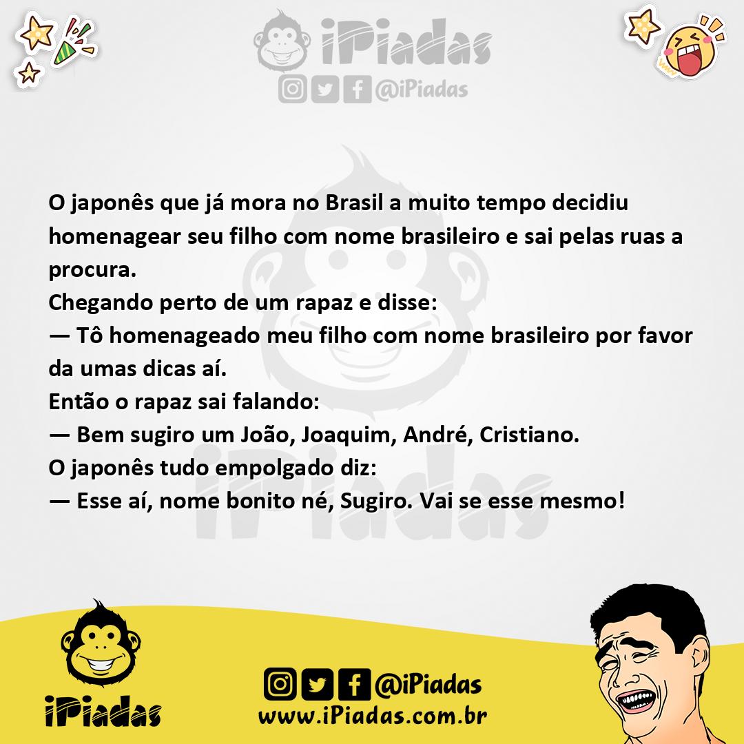 Ilustração da piada Nome do Filho no iPiadas