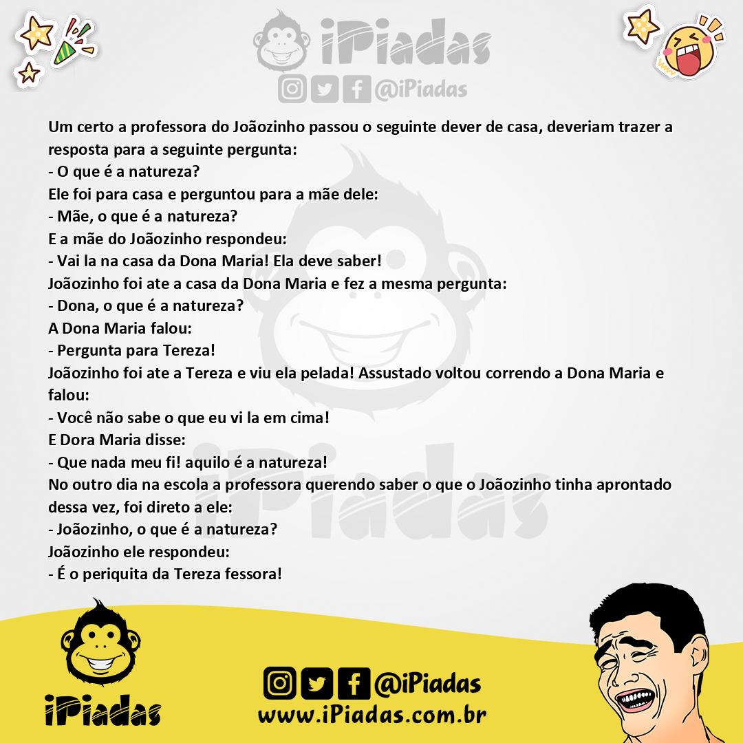 Ilustração da piada A natureza no iPiadas