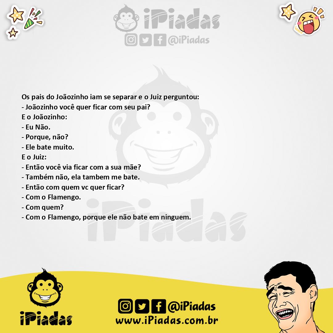 Ilustração da piada A Separação no iPiadas