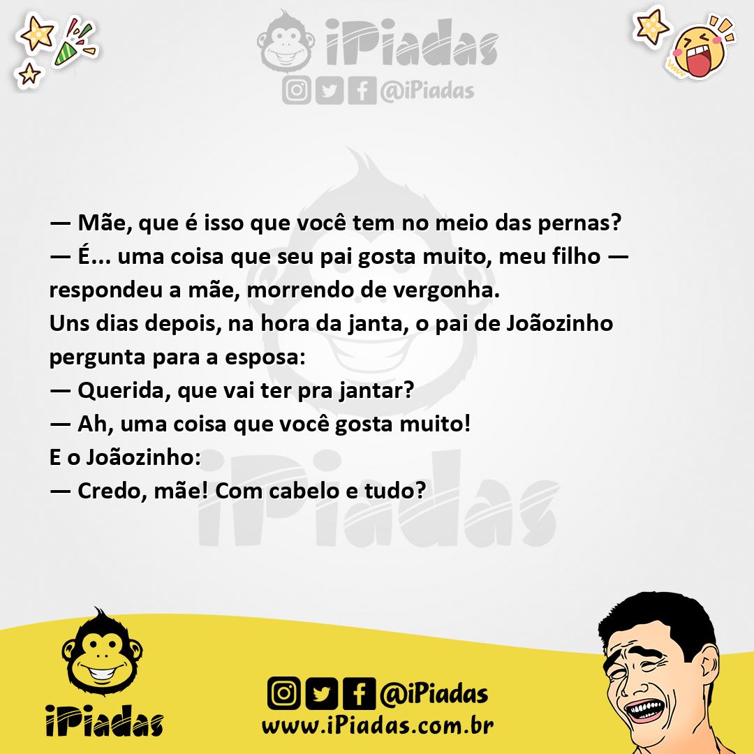 Ilustração da piada Coisa Que o Pai Gosta no iPiadas