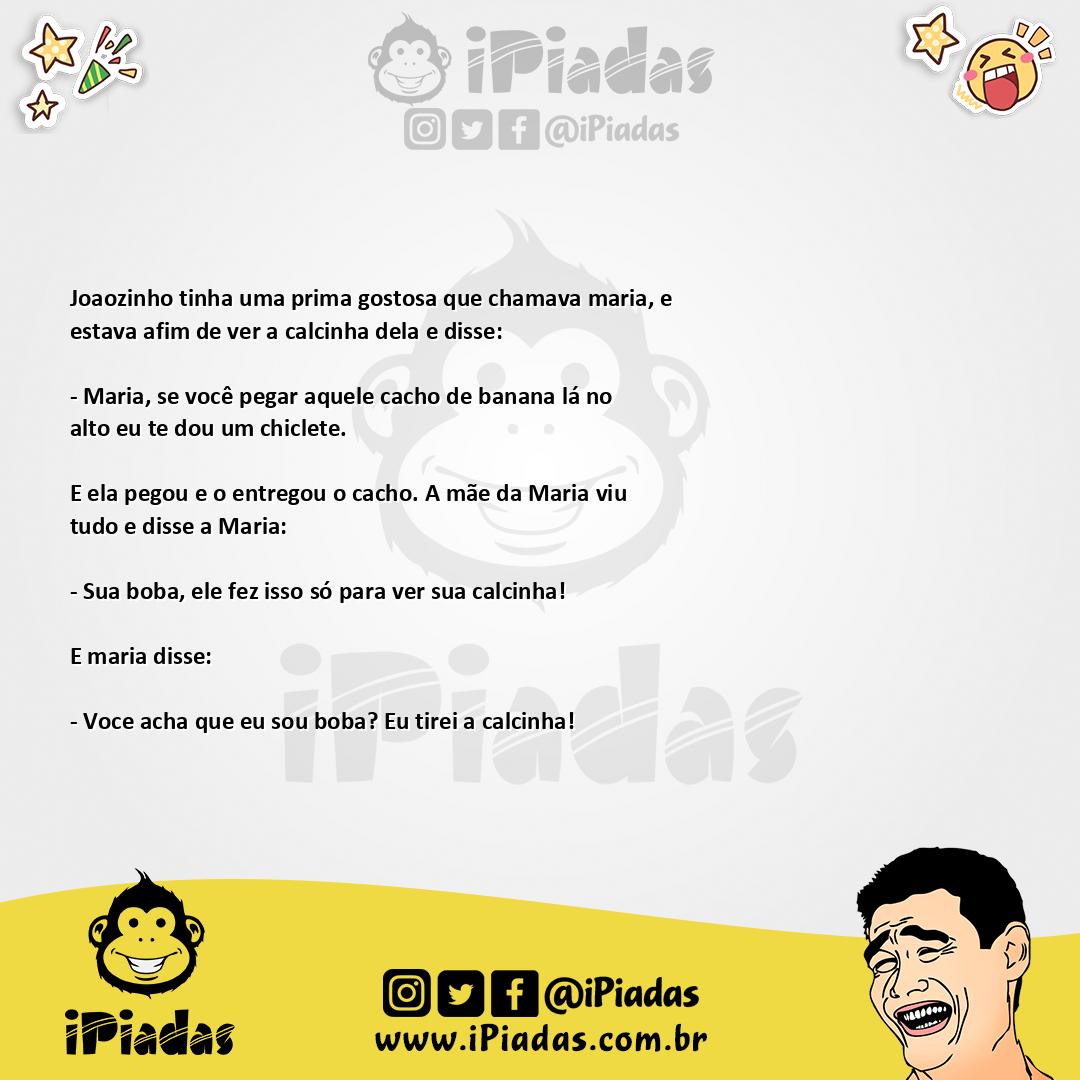 Ilustração da piada João e sua prima no iPiadas