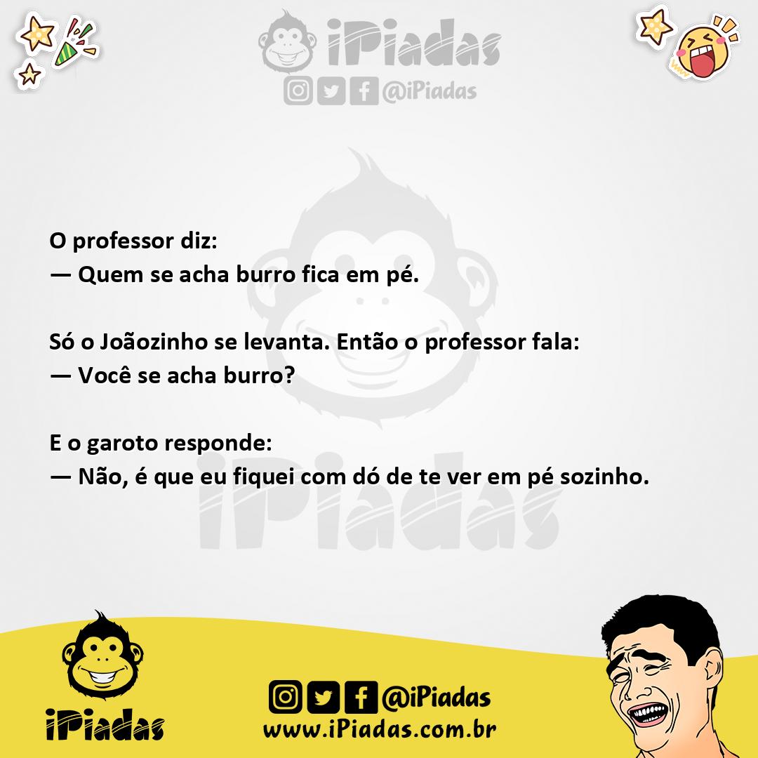 Ilustração da piada Joãozinho E O Burro no iPiadas